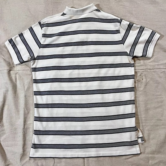 Mens Polo Ralph Lauren Large Stripe Brown And Khaki Perfect - Picture 2 of 5